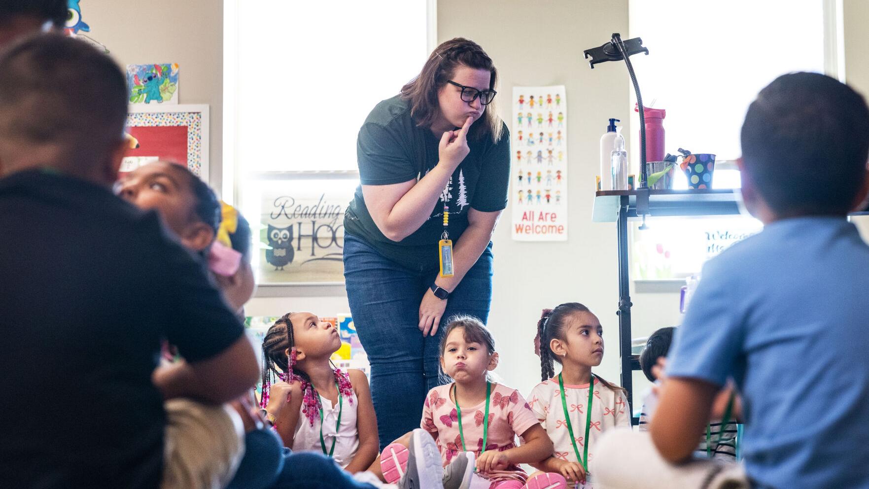 Photos: First day of Kindergarten at  Forest Station Elementary
